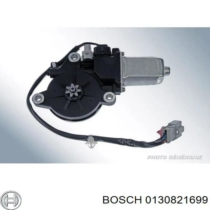 0130821699 Bosch motor de acionamento de vidro da porta dianteira esquerda