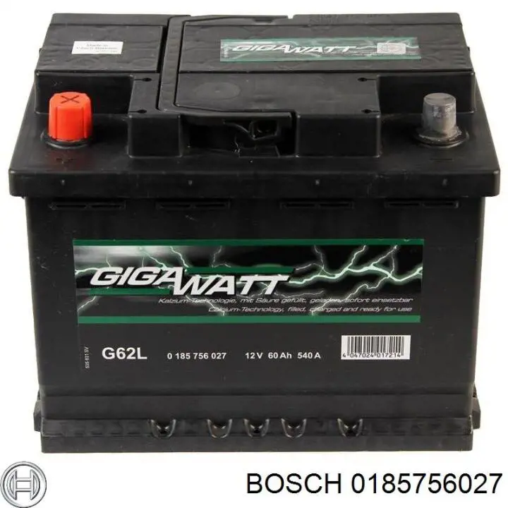 Аккумуляторная батарея (АКБ) BOSCH 0185756027