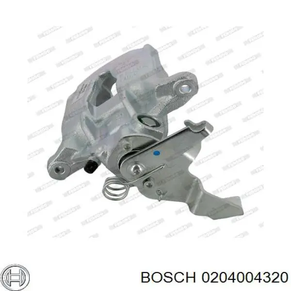 Pinza de freno trasera izquierda 0204004320 Bosch