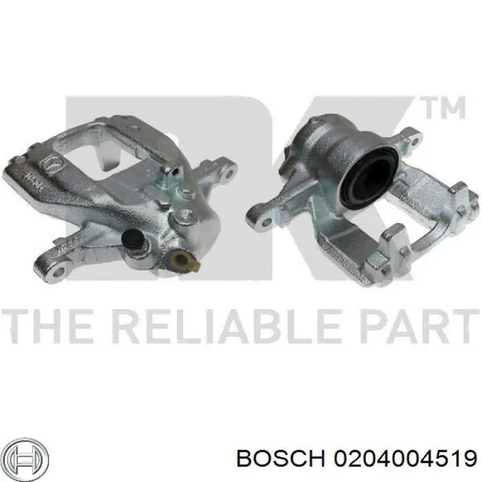 0204004519 Bosch суппорт тормозной задний левый