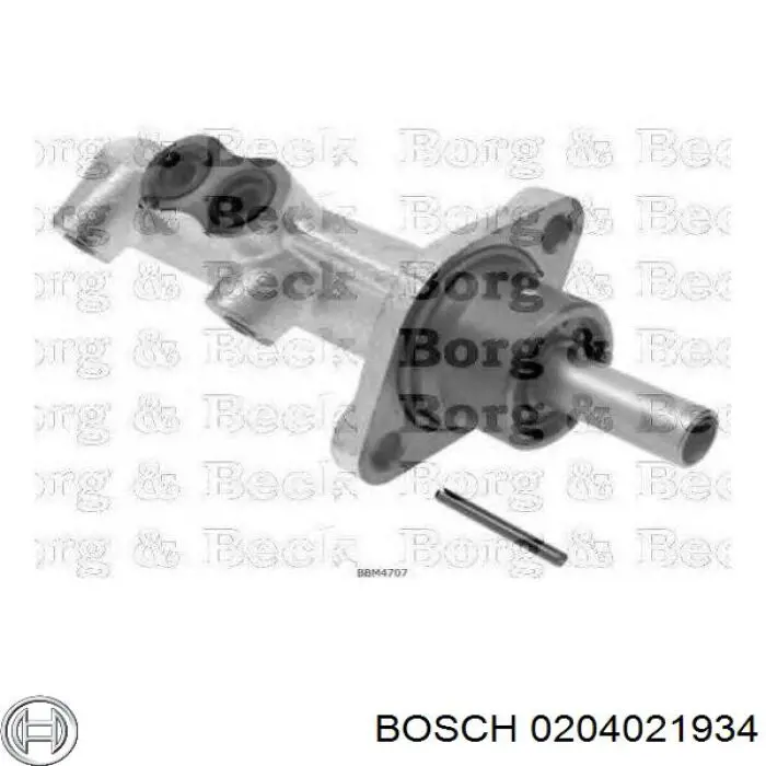 Купить 0204021934 Bosch Главный тормозной цилиндр