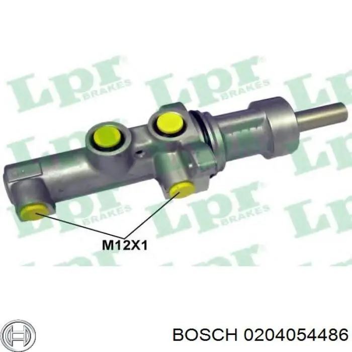 0204054486 Bosch cilindro mestre do freio
