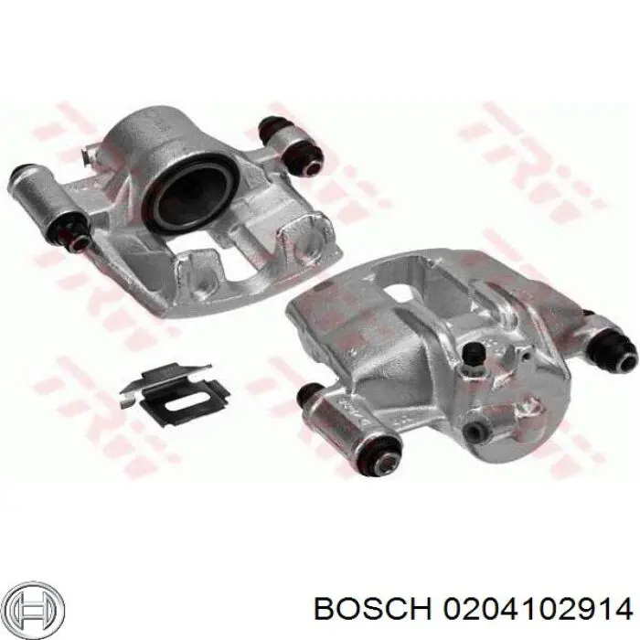 Суппорт тормозной передний левый 0204102914 Bosch