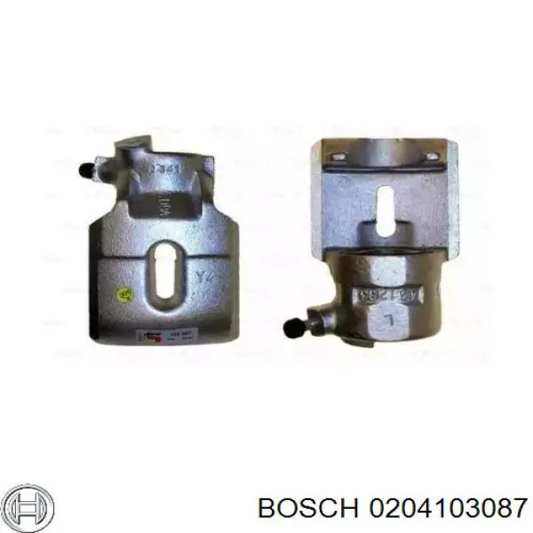 Суппорт тормозной передний правый 0204103087 Bosch