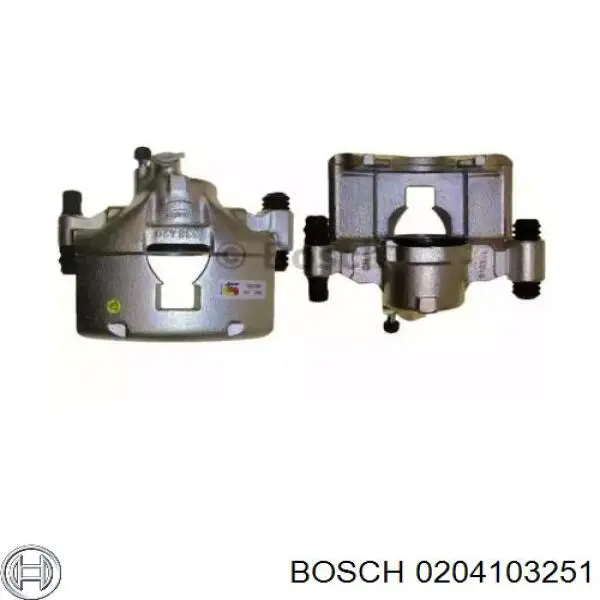 Суппорт тормозной передний левый 0204103251 Bosch