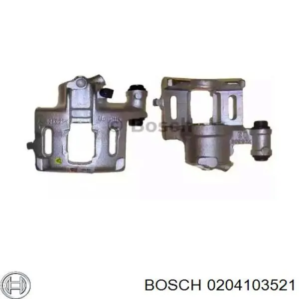 Суппорт тормозной передний левый 0204103521 Bosch