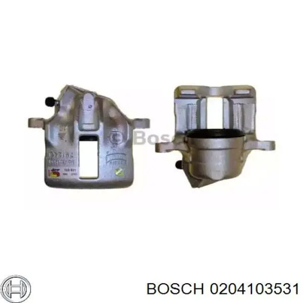 Суппорт тормозной передний правый 0204103531 Bosch