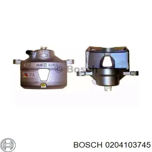 Суппорт тормозной передний правый 0204103745 Bosch