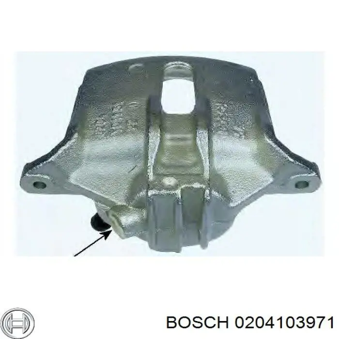 Суппорт тормозной передний левый 0204103971 Bosch