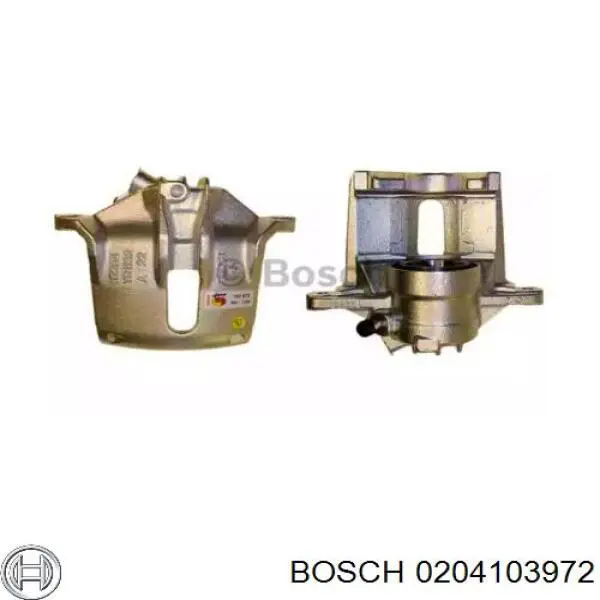 Суппорт тормозной передний правый 0204103972 Bosch