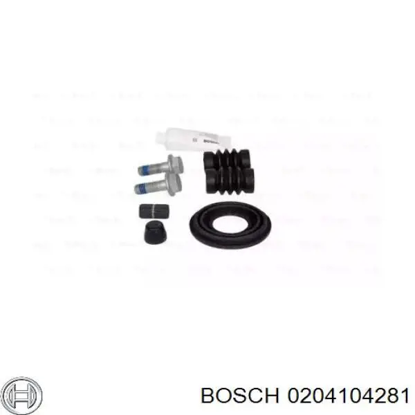 0204104281 Bosch Ремкомплект заднего тормозного суппорта