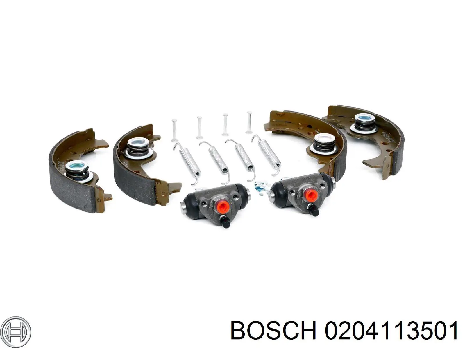 Задние барабанные колодки 0204113501 Bosch