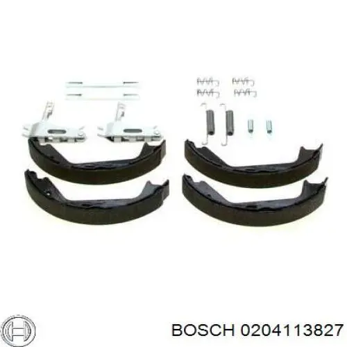 Купить 0204113827 Bosch Колодки ручника/стояночного тормоза