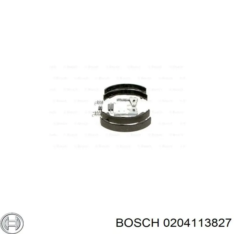 0204113827 Bosch Тормозные колодки ручника