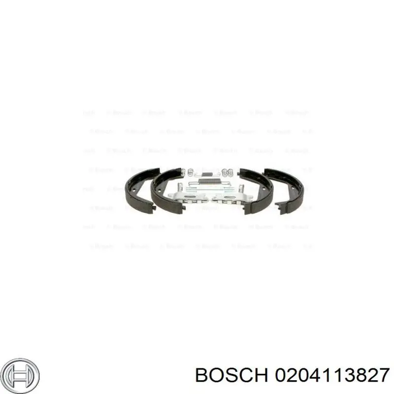 Тормозные колодки стояночного тормоза Bosch 0204113827 цена, от 32.80 USD