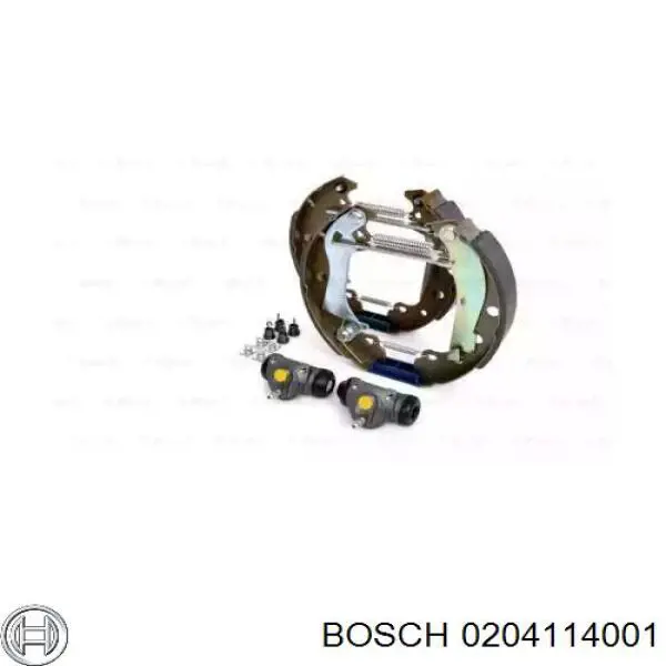 Задние барабанные колодки 0204114001 Bosch