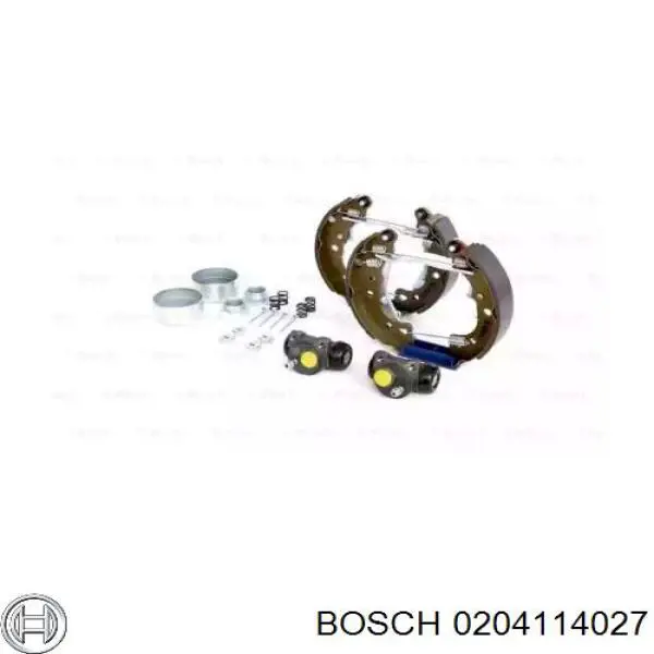 Задние барабанные колодки BSK206101 Open Parts