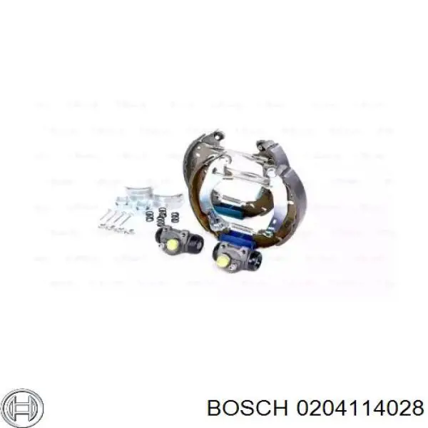 Задние барабанные колодки 204114028 Bosch