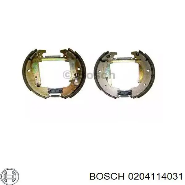 Задние барабанные колодки 0204114031 Bosch