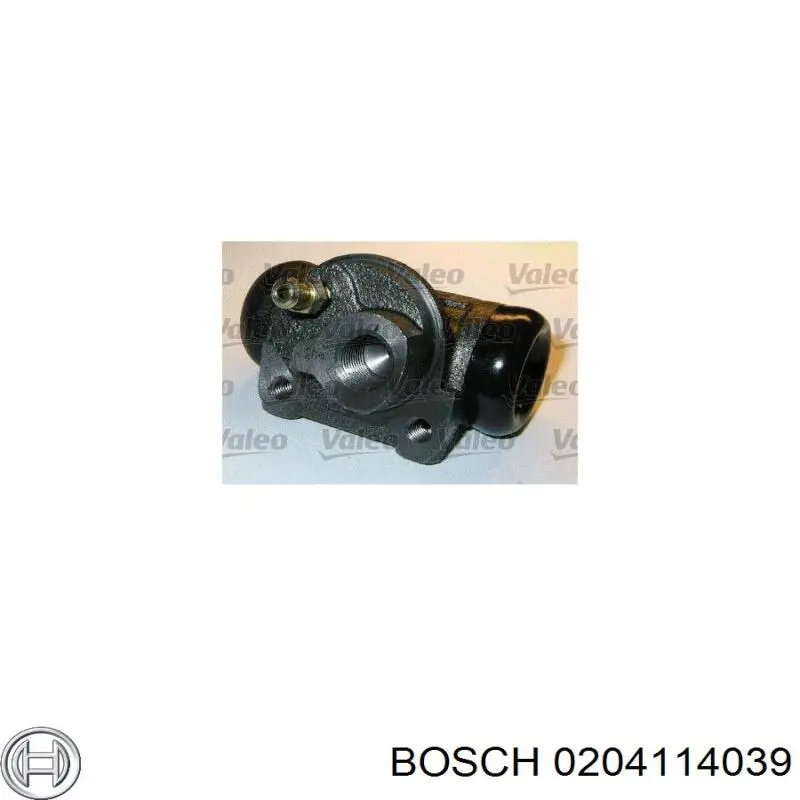 0 204 114 039 Bosch задние барабанные колодки