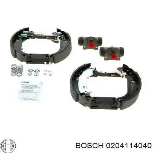 Задние барабанные колодки 0204114040 Bosch