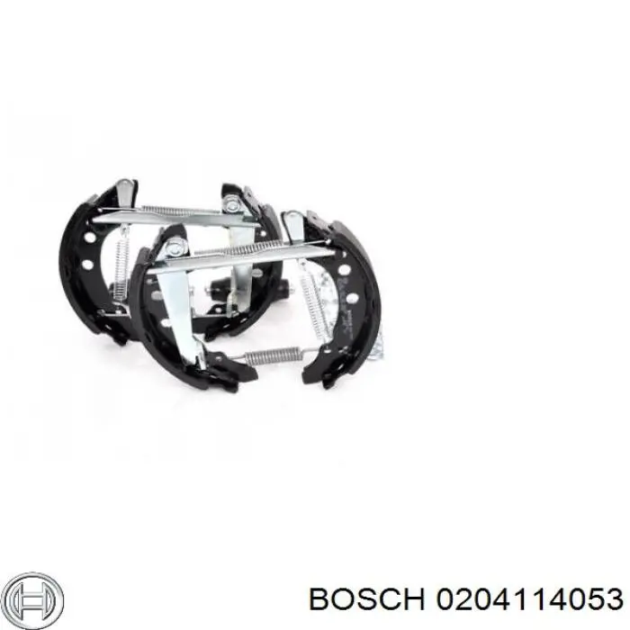 Колодки тормозные задние барабанные, в сборе с цилиндрами, комплект Bosch 0204114053