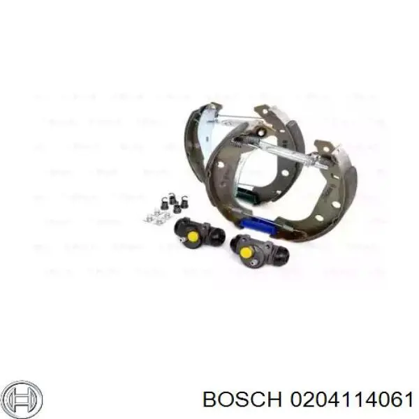 Задние барабанные колодки 0204114061 Bosch