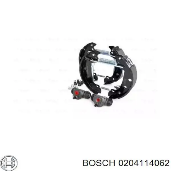 Задние барабанные колодки 0204114062 Bosch