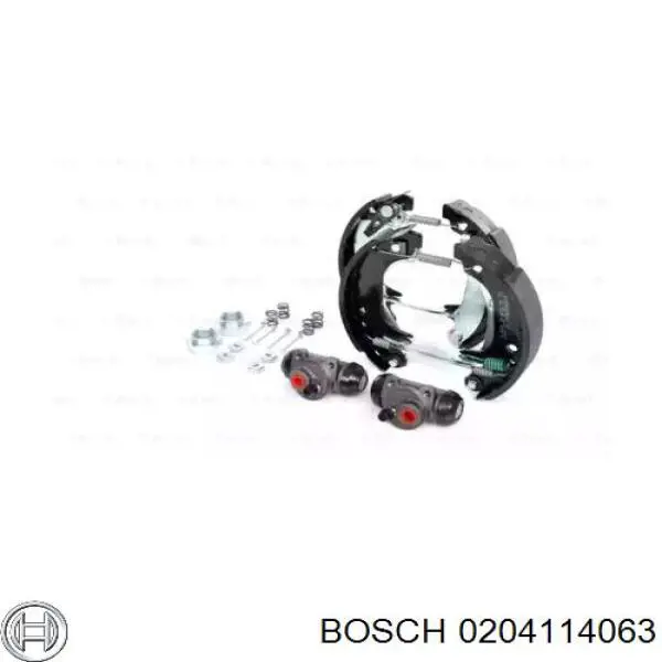 Задние барабанные колодки 0204114063 Bosch