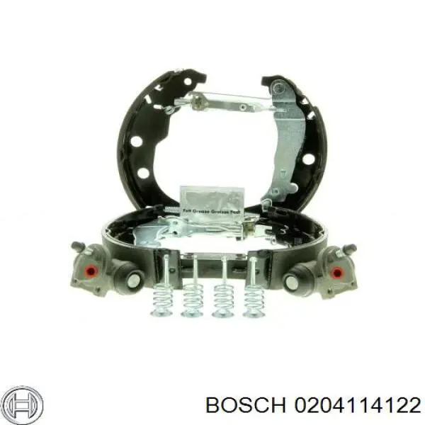 Задние барабанные колодки 0204114122 Bosch