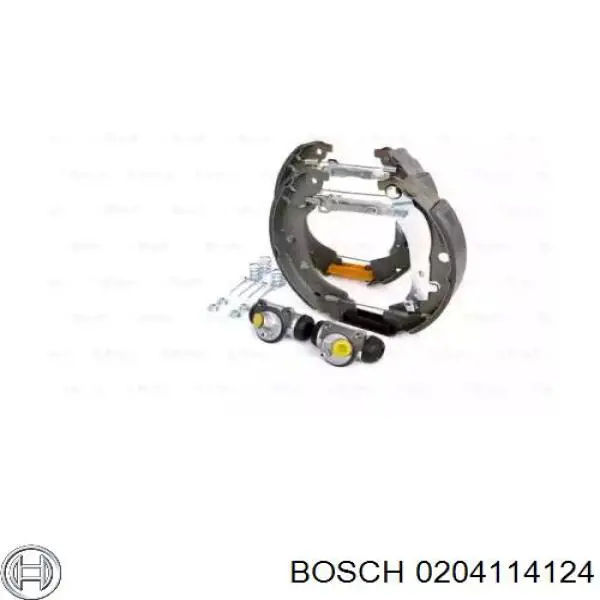 Задние барабанные колодки 0204114124 Bosch