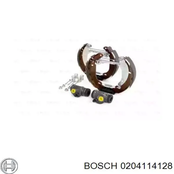 Задние барабанные колодки 0204114128 Bosch