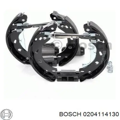 Задние барабанные колодки 0204114130 Bosch