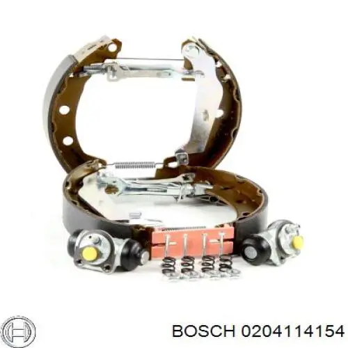 Задние барабанные колодки 0204114154 Bosch