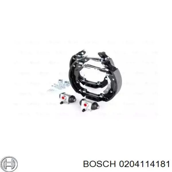 Задние барабанные колодки 0204114181 Bosch