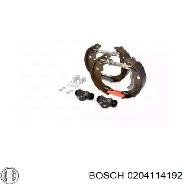 Задние барабанные колодки 0204114192 Bosch