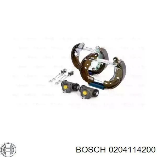 Задние барабанные колодки 0204114020 Bosch