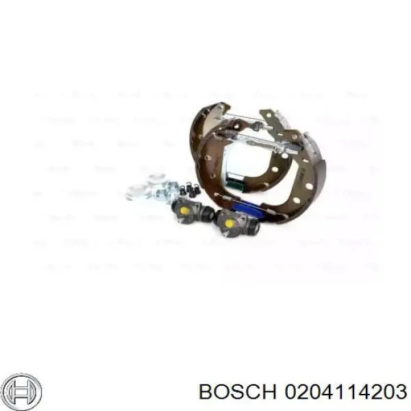 Задние барабанные колодки 0204114203 Bosch