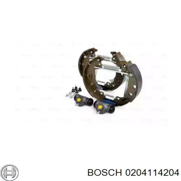 Задние барабанные колодки 0204114204 Bosch