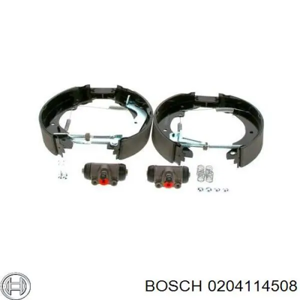 Задние барабанные колодки 0204114508 Bosch