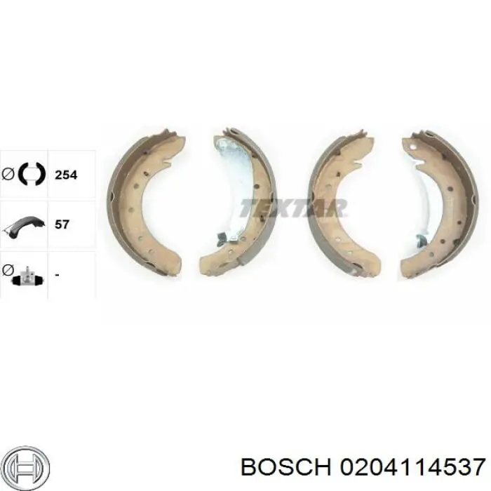 204114537 Bosch Тормоза в сборе