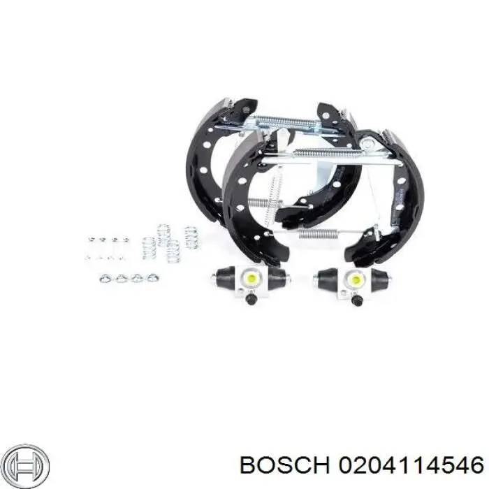 0 204 114 546 Bosch колодки тормозные задние барабанные