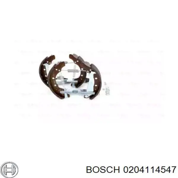 Задние барабанные колодки 0204114547 Bosch