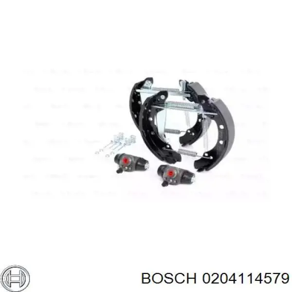 Задние барабанные колодки 204114579 Bosch