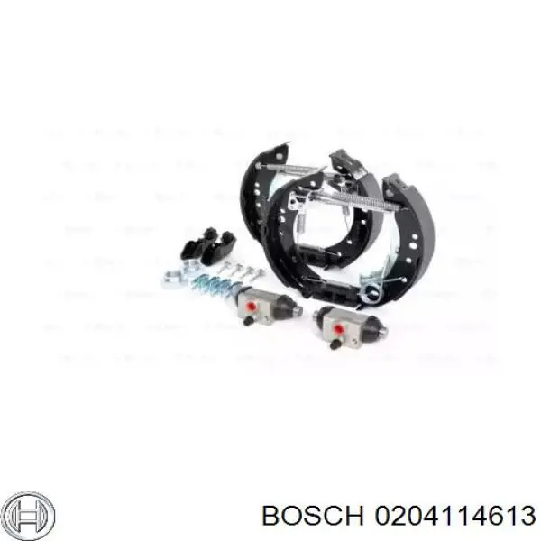 Задние барабанные колодки 0204114613 Bosch