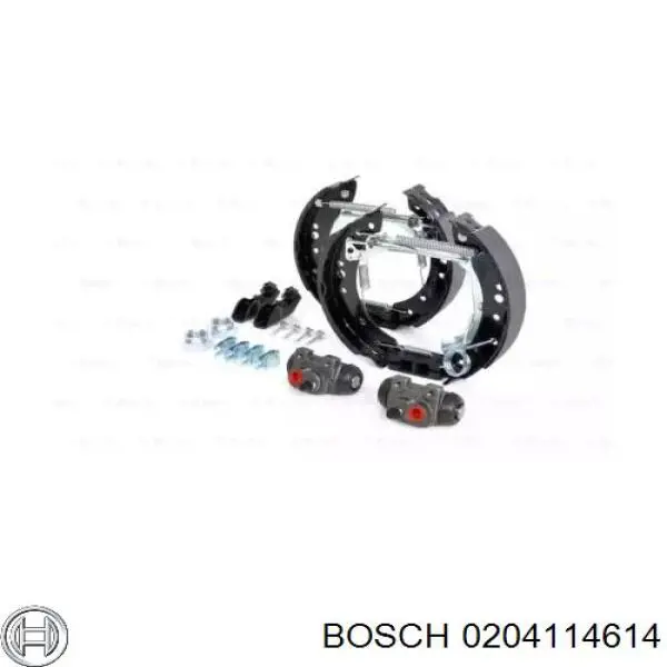 Задние барабанные колодки 0204114614 Bosch