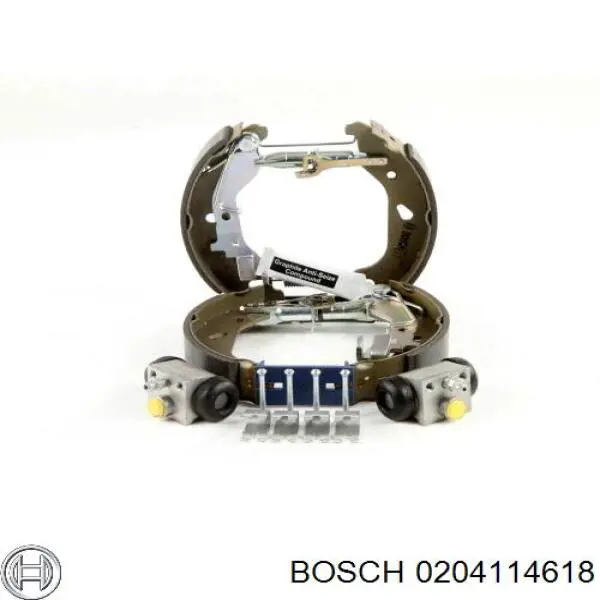 Задние барабанные колодки 204114618 Bosch