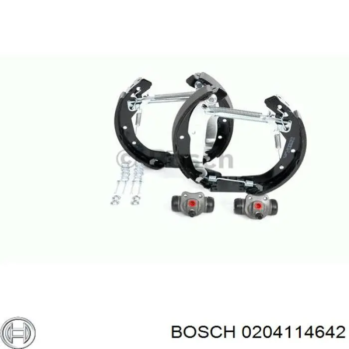 Колодки тормозные задние барабанные BOSCH 0204114642