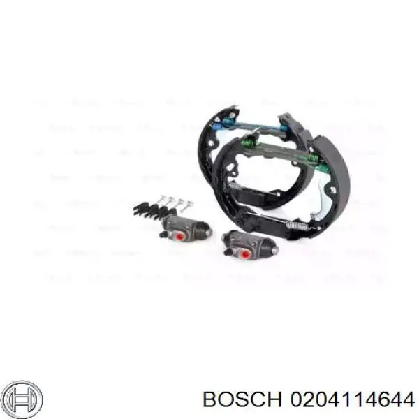 Задние барабанные колодки 0204114644 Bosch