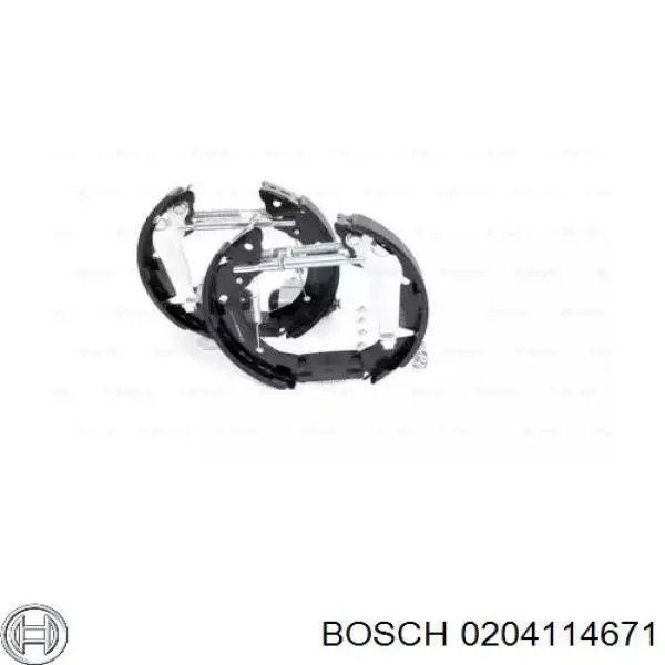 Zapatas de frenos de tambor traseras 0204114671 Bosch